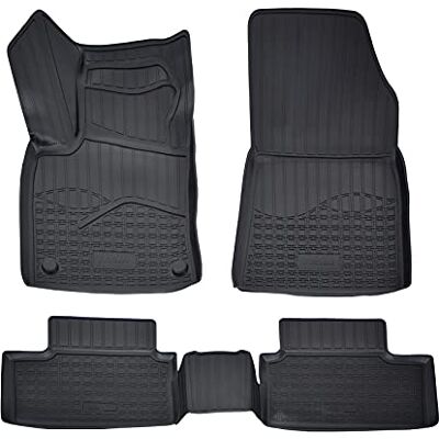 J&J AUTOMOTIVE 3D Gummimatten Auto Matten Fussmatten Kompatibel mit Clio 5, ab 2019, Rand cca 4cm, Allwetter, 4Tlg, Premium Qualität J&J AUTOMOTIVE 3D Gummimatten Auto Matten Fussmatten Kompatibel mit Clio 5, ab 2019, Rand cca 4cm, Allwetter, 4Tlg, Premium Qualität