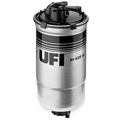 UFI Filters, Dieselfilter 24.428.00, Ersatz-Kraftstofffilter, Geeignet für Autos, Anwendbar auf verschiedene Modelle wie Seat, Skoda, Volkswagen UFI Filters, Dieselfilter 24.428.00, Ersatz-Kraftstofffilter, Geeignet für Autos, Anwendbar auf verschiedene Modelle wie Seat, Skoda, Volkswagen