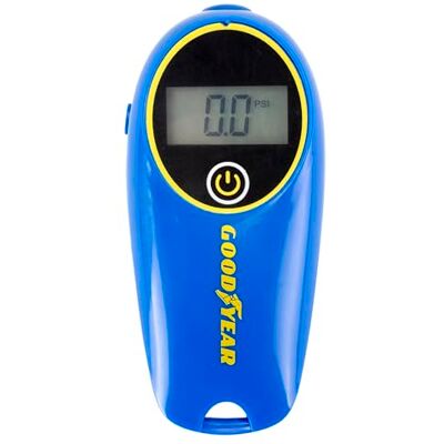 Goodyear Digitales Reifendruckmessgerät Wiederaufladbares Reifendruckmessgerät Automatisch 4 Maßeinheiten: PSI, BAR, KPA und Kgf/cm² Goodyear Digitales Reifendruckmessgerät Wiederaufladbares Reifendruckmessgerät Automatisch 4 Maßeinheiten: PSI, BAR, KPA und Kgf/cm²
