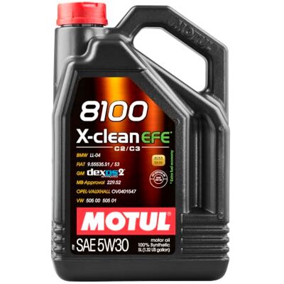 Motul 8100 X-CLEAN EFE 5W-30 5L - Motoröl Motul 8100 X-CLEAN EFE 5W-30 5L - Motoröl