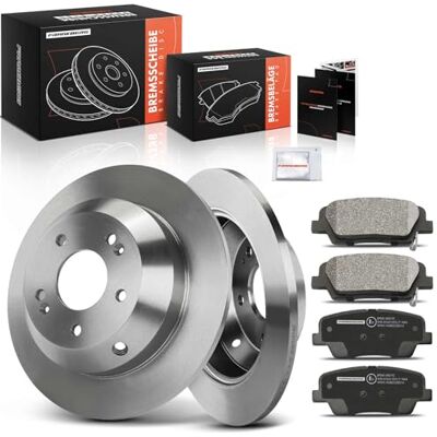 Frankberg Bremsensatz inkl. 2x Bremsscheiben + 4x Bremsbeläge Vorne Kompatibel mit Fiesta VI CB1 CCN 2008-2017 Fiesta VI Van 2009-2017 Replace# 8V512K021AB, 8V512K021AA Frankberg Bremsensatz inkl. 2x Bremsscheiben + 4x Bremsbeläge Vorne Kompatibel mit Fiesta VI CB1 CCN 2008-2017 Fiesta VI Van 2009-2017 Replace# 8V512K021AB, 8V512K021AA
