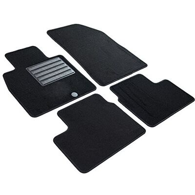 MTM MDM SP-2337 Fußmatten Velours Autoteppich passend für Nissan Micra (K13) 2010>02.2017, black MTM MDM SP-2337 Fußmatten Velours Autoteppich passend für Nissan Micra (K13) 2010>02.2017, black