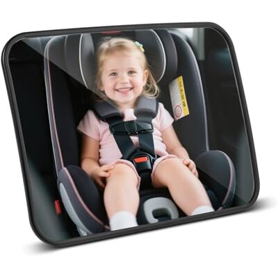 Romon Rücksitzspiegel für Babys, spiegel auto baby rückbank Verstellbare elastische Riemen, Spiegel, Bruchsicherer Auto-Rückspiegel Babyschale für allerlei Kopfstützen Romon Rücksitzspiegel für Babys, spiegel auto baby rückbank Verstellbare elastische Riemen, Spiegel, Bruchsicherer Auto-Rückspiegel Babyschale für allerlei Kopfstützen