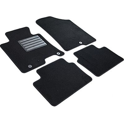 MTM MDM SP-1645 Fußmatten Velours Autoteppich passend für Kia Ceed II 05.2012>05.2018, black MTM MDM SP-1645 Fußmatten Velours Autoteppich passend für Kia Ceed II 05.2012>05.2018, black