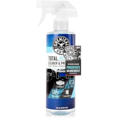 Chemical Guys ® Total Interior Cleaner SPI22016 – Für alle Oberflächen im Innenraum, Cockpit Reiniger porentiefe Reinheit für Kunststoff, Polster, Leder Cockpitpflege 473ml Chemical Guys ® Total Interior Cleaner SPI22016 – Für alle Oberflächen im Innenraum, Cockpit Reiniger porentiefe Reinheit für Kunststoff, Polster, Leder Cockpitpflege 473ml