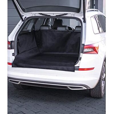 cartrend 10853 Kofferraumschutz Hundeschutzdecke Auto Kofferraum SUV,Kombi,Kleinwagen mit Ladekantenschutz wasserabweisend,pflegeleicht, schwarz cartrend 10853 Kofferraumschutz Hundeschutzdecke Auto Kofferraum SUV,Kombi,Kleinwagen mit Ladekantenschutz wasserabweisend,pflegeleicht, schwarz