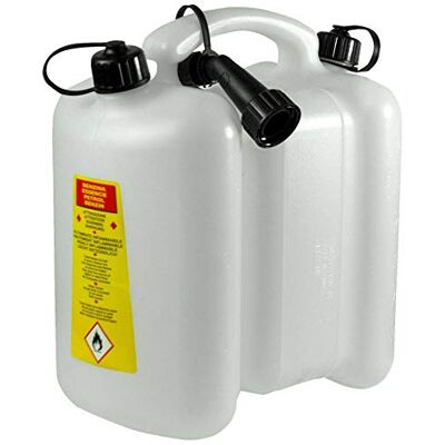 Yerd Tecomec Doppelkanister: Kombi-Kanister 6+3 Liter für Benzin und Öl, zum betanken von Motorgeräten Yerd Tecomec Doppelkanister: Kombi-Kanister 6+3 Liter für Benzin und Öl, zum betanken von Motorgeräten