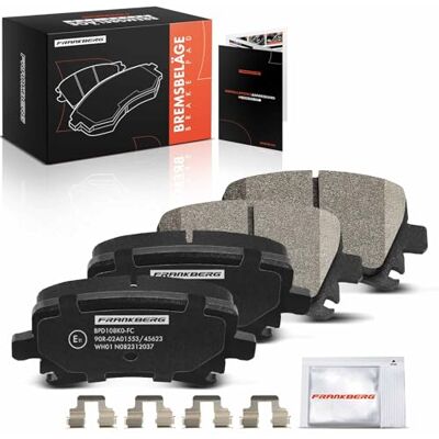 Frankberg Bremsbelagsatz inkl. 4x Bremsbeläge Hinten Kompatibel mit Golf Plus 521 5M1 Yeti 5L Q3 8UB 8UG A4 8E2 O.c.t.a.v.i.a II Combi 1Z5 Replace# 1K0698451F Frankberg Bremsbelagsatz inkl. 4x Bremsbeläge Hinten Kompatibel mit Golf Plus 521 5M1 Yeti 5L Q3 8UB 8UG A4 8E2 O.c.t.a.v.i.a II Combi 1Z5 Replace# 1K0698451F