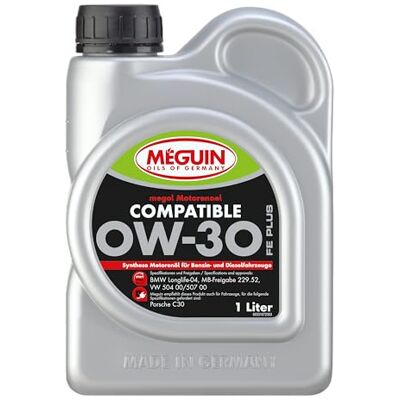 Liqui Moly Meguin megol Motorenöl Compatible SAE 0W-30 FE Plus 1L Motoröle Art.-Nr.: 33107 Liqui Moly Meguin megol Motorenöl Compatible SAE 0W-30 FE Plus 1L Motoröle Art.-Nr.: 33107
