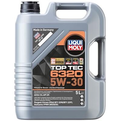 Liqui Moly Top Tec 6320 5W-30 5 L Motoröl Art.-Nr.: 23158 Liqui Moly Top Tec 6320 5W-30 5 L Motoröl Art.-Nr.: 23158