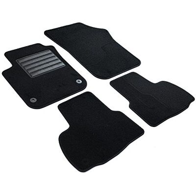 MTM MDM SP-3201 Fußmatten Velours Autoteppich passend für Seat Mii 2012>2021 / Volkswagen Up 2012>2021 / Skoda Citigo 2012>2021, black MTM MDM SP-3201 Fußmatten Velours Autoteppich passend für Seat Mii 2012>2021 / Volkswagen Up 2012>2021 / Skoda Citigo 2012>2021, black