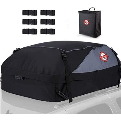 Sailnovo Auto Dachbox Faltbar Dachtasche Wasserdicht Dachkoffer Tragbar Dachboxen Dachträger Tasche Aufbewahrungsbox mit Dach Verstärkten Riemen für Auto (Klassischer Stil Türhaken, 15 Kubikfuß) Sailnovo Auto Dachbox Faltbar Dachtasche Wasserdicht Dachkoffer Tragbar Dachboxen Dachträger Tasche Aufbewahrungsbox mit Dach Verstärkten Riemen für Auto (Klassischer Stil Türhaken, 15 Kubikfuß)