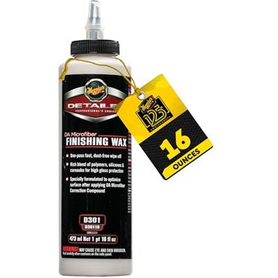 Meguiar's D30116 Detailer DA Microfiber Finishing Wax Autowachs, 473ml, Fabrik Meguiar's D30116 Detailer DA Microfiber Finishing Wax Autowachs, 473ml, Fabrik