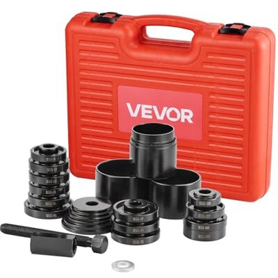 VEVOR Radlager Presssatz 23-TLG. FWD Lagerabzieher Werkzeug, zum Aus- und Einbau von Vorderradantriebslagern, Radlagerwerkzeug mit Gleitschraube Buchsen Hülsenplatten Aufbewahrungskoffer VEVOR Radlager Presssatz 23-TLG. FWD Lagerabzieher Werkzeug, zum Aus- und Einbau von Vorderradantriebslagern, Radlagerwerkzeug mit Gleitschraube Buchsen Hülsenplatten Aufbewahrungskoffer