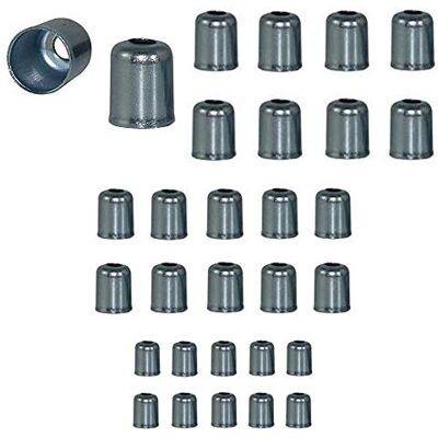 cyclingcolors 30 x Kabelhülsen für Motorrad, Fahrrad, 5,5 mm, 6 mm, 7 mm, Stahl, Universal, Motor, DIY cyclingcolors 30 x Kabelhülsen für Motorrad, Fahrrad, 5,5 mm, 6 mm, 7 mm, Stahl, Universal, Motor, DIY