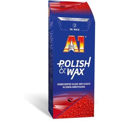 Dr. Wack A1 Polish & Wax 500 ml Autopolitur & Autowachs in einem Zuverlässige Kratzer-Entfernung Verbesserter Schutz & Glanz für alle Lackarten Hochwertige Autopflege Dr. Wack A1 Polish & Wax 500 ml Autopolitur & Autowachs in einem Zuverlässige Kratzer-Entfernung Verbesserter Schutz & Glanz für alle Lackarten Hochwertige Autopflege