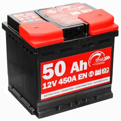 SMC Autobatterie Speed L150-12V 50Ah 450A/EN Starter 30% mehr Leistung SMC Autobatterie Speed L150-12V 50Ah 450A/EN Starter 30% mehr Leistung
