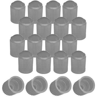 cyclingcolors 20x Ventilkappen Ventildeckel Auto Motorrad Fahrrad Ventilabdeckung Radventilkappen Reifenventilkappen Autoventil-Kappen Kunststoff, Grau cyclingcolors 20x Ventilkappen Ventildeckel Auto Motorrad Fahrrad Ventilabdeckung Radventilkappen Reifenventilkappen Autoventil-Kappen Kunststoff, Grau