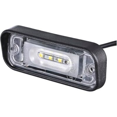 HELLA 2KA 010 278-441 Kennzeichenleuchte LED 12V Einbau/Schraubanschluss CCC/ADR/GGVS Lichtscheibenfarbe: glasklar Kabel: 120mm Stecker: DEUTSCH Stecker oben/außen Menge: 1 HELLA 2KA 010 278-441 Kennzeichenleuchte LED 12V Einbau/Schraubanschluss CCC/ADR/GGVS Lichtscheibenfarbe: glasklar Kabel: 120mm Stecker: DEUTSCH Stecker oben/außen Menge: 1