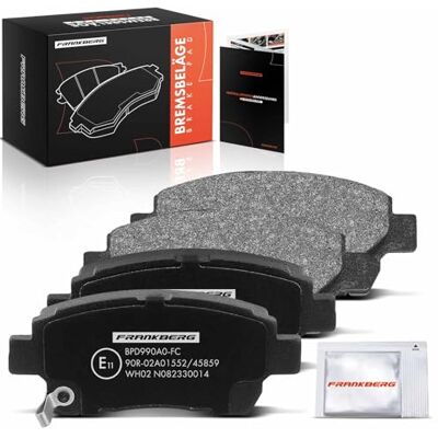 Frankberg Bremsbelagsatz inkl. 4x Bremsbeläge Vorne Kompatibel mit IQ J1 Yaris Verso P2 Prius Liftback W2 Yaris P1 C.o.r.o.l.l.a E12 Replace# 0446552022 Frankberg Bremsbelagsatz inkl. 4x Bremsbeläge Vorne Kompatibel mit IQ J1 Yaris Verso P2 Prius Liftback W2 Yaris P1 C.o.r.o.l.l.a E12 Replace# 0446552022