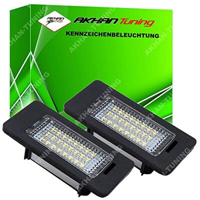 akhan-tuning KB11 Fehlerfrei Kennzeichenbeleuchtung, Nummerschildbeleuchtung Xenon Weiß Plug&Play CanBus Kompatibel mit Cad-dy 4 (SA), Golf 5 Variant, Golf 6 Variant, Golf 7 Variant, Golf Plus akhan-tuning KB11 Fehlerfrei Kennzeichenbeleuchtung, Nummerschildbeleuchtung Xenon Weiß Plug&Play CanBus Kompatibel mit Cad-dy 4 (SA), Golf 5 Variant, Golf 6 Variant, Golf 7 Variant, Golf Plus