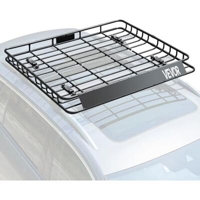 VEVOR Dachgepäckträgerkorb Autodachkorb (1095 x 1270 x 105 mm) universeller Dachgepäckträger aus rostfreiem legiertem Stahl mit 68 kg Max. Tragkraft, Autodach-Gepäckträger für SUV LKW VEVOR Dachgepäckträgerkorb Autodachkorb (1095 x 1270 x 105 mm) universeller Dachgepäckträger aus rostfreiem legiertem Stahl mit 68 kg Max. Tragkraft, Autodach-Gepäckträger für SUV LKW