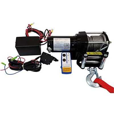 Berger + Schröter GmbH Berger + Schröter 31779 12V Seilwinde mit Stahlseil – 2722 kg Zugkraft, Funkfernbedienung & Kabelfernbedienung, 12 m Seil, 3-Fach Getriebe, Alu-Seilfenster für Auto, Quad, ATV, KFZ, Buggy Berger + Schröter GmbH Berger + Schröter 31779 12V Seilwinde mit Stahlseil – 2722 kg Zugkraft, Funkfernbedienung & Kabelfernbedienung, 12 m Seil, 3-Fach Getriebe, Alu-Seilfenster für Auto, Quad, ATV, KFZ, Buggy