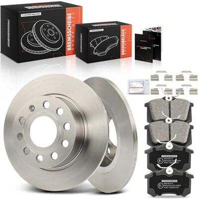 Frankberg Bremsensatz inkl. 2x Bremsscheiben + 4x Bremsbeläge Hinten Kompatibel mit Golf VI 5K1 Golf V 1K1 Golf Plus 521 5M1 Yeti 5L Replace# 1H0698451D Frankberg Bremsensatz inkl. 2x Bremsscheiben + 4x Bremsbeläge Hinten Kompatibel mit Golf VI 5K1 Golf V 1K1 Golf Plus 521 5M1 Yeti 5L Replace# 1H0698451D