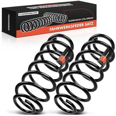 Frankberg 2x Federn Fahrwerksfeder Hinterachse Kompatibel mit Octavia II Combi 2004-2013 J,e,t,t,a III 2004-2010 Golf Plus 2005-2013 Golf VI V Variant 2007-2013 Replace# 1K0511115BG Frankberg 2x Federn Fahrwerksfeder Hinterachse Kompatibel mit Octavia II Combi 2004-2013 J,e,t,t,a III 2004-2010 Golf Plus 2005-2013 Golf VI V Variant 2007-2013 Replace# 1K0511115BG