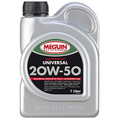 Meguin Megol Universal SAE 20W-50 1 L mineralisches Motoröl Art.-Nr.: 4384 Meguin Megol Universal SAE 20W-50 1 L mineralisches Motoröl Art.-Nr.: 4384