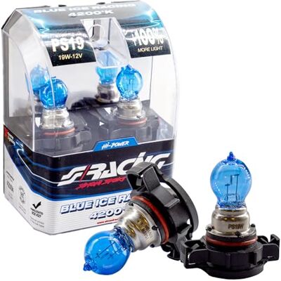 Simoni Racing PS19W Halogenlampe - Eisweiß - Langlebig, Scharfer Strahl - Halogenlampe Simoni Racing PS19W Halogenlampe - Eisweiß - Langlebig, Scharfer Strahl - Halogenlampe