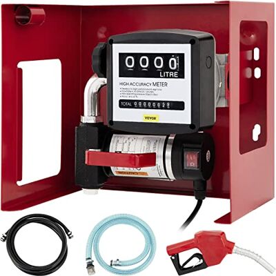 VEVOR Dieselpumpe Heizölpumpe 40L, 155W Selbstansaugende Ölpumpe, 2800U/min Motordrehzahl Ölabsaugpumpe Selbstansaugend, 20 kg Diesel Kraftstoff-Umfüllpumpe, Zählwerk Automatik Pumpe für Biokraftstoff VEVOR Dieselpumpe Heizölpumpe 40L, 155W Selbstansaugende Ölpumpe, 2800U/min Motordrehzahl Ölabsaugpumpe Selbstansaugend, 20 kg Diesel Kraftstoff-Umfüllpumpe, Zählwerk Automatik Pumpe für Biokraftstoff