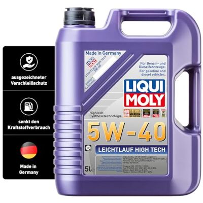 Liqui Moly Leichtlauf High Tech 5W-40 5 L Synthesetechnologie Motoröl Art.-Nr.: 3864 Liqui Moly Leichtlauf High Tech 5W-40 5 L Synthesetechnologie Motoröl Art.-Nr.: 3864