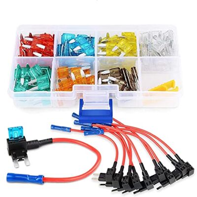 Nilight 50034R 10 Stück 12 V Auto-Add-A-Circuit Sicherungshalter Mini ATM Apm Flachsicherungshalter mit 120 Stück Mini-Flachsicherungssortiment Kit (5, 7,5, 10, 15, 20, 25, 30) Ampere für Autos, Nilight 50034R 10 Stück 12 V Auto-Add-A-Circuit Sicherungshalter Mini ATM Apm Flachsicherungshalter mit 120 Stück Mini-Flachsicherungssortiment Kit (5, 7,5, 10, 15, 20, 25, 30) Ampere für Autos,