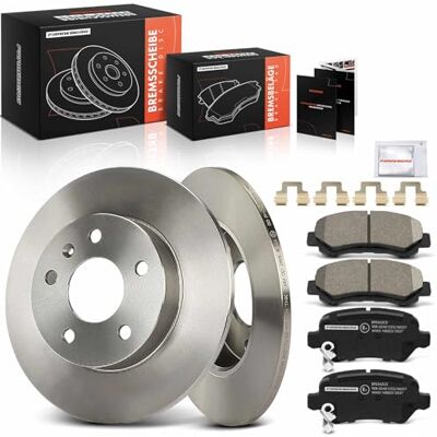 Frankberg Bremsensatz inkl. 2x Bremsscheiben + 4x Bremsbeläge Hinten Kompatibel mit Zafira A MPV T98 Zafira/Zafira Family B A05 Replace# 93179164, 93188727 Frankberg Bremsensatz inkl. 2x Bremsscheiben + 4x Bremsbeläge Hinten Kompatibel mit Zafira A MPV T98 Zafira/Zafira Family B A05 Replace# 93179164, 93188727