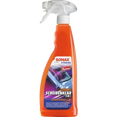 SONAX Xtreme Ceramic ScheibenKlar 2 in 1 (750 ml) Reiniger für die Scheibenaußenseite mit Versiegelungseffekt Art-No. 01744000 SONAX Xtreme Ceramic ScheibenKlar 2 in 1 (750 ml) Reiniger für die Scheibenaußenseite mit Versiegelungseffekt Art-No. 01744000