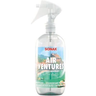 SONAX AirVentures Car Refresher Orange+Rosemary (300 ml) Lufterfrischer mit frischem Orangenduft und einem Hauch Rosmarin Art-No. 05941410 SONAX AirVentures Car Refresher Orange+Rosemary (300 ml) Lufterfrischer mit frischem Orangenduft und einem Hauch Rosmarin Art-No. 05941410