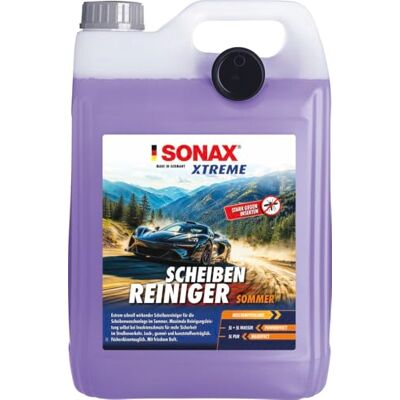 SONAX Xtreme ScheibenReiniger Sommer gebrauchsfertig (5 Liter) gebrauchsfertiger Reiniger für die Scheiben- und Scheinwerferwaschanlage Art-Nr. 02725000 SONAX Xtreme ScheibenReiniger Sommer gebrauchsfertig (5 Liter) gebrauchsfertiger Reiniger für die Scheiben- und Scheinwerferwaschanlage Art-Nr. 02725000