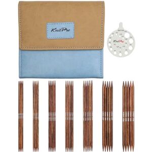 KnitPro Ginger Midi Nadelspiel Set 6" (15cm) 7 Größen (2mm bis 5mm) KnitPro Ginger Midi Nadelspiel Set 6" (15cm) 7 Größen (2mm bis 5mm)