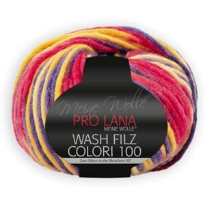 PRO LANA Wash-Filz Colori 100 Farbe: Rot/Lila (705) 100 g/ca. 100 m Wolle PRO LANA Wash-Filz Colori 100 Farbe: Rot/Lila (705) 100 g/ca. 100 m Wolle