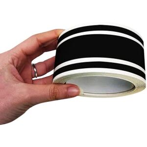 4R Quattroerre.it 10534 Trim Stripes Verdreifachen Klebestreifen für Autos, Schwarz, 50 mm x 10 mt 4R Quattroerre.it 10534 Trim Stripes Verdreifachen Klebestreifen für Autos, Schwarz, 50 mm x 10 mt