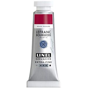 Lefranc Bourgeois 301178 Linel Gouache extrafeine und geschmeidige Wasserfarben mit maximaler Farbintensität, Leuchtkraft für streifenfreien Auftrag, 14ml Tube Primärrot Lefranc Bourgeois 301178 Linel Gouache extrafeine und geschmeidige Wasserfarben mit maximaler Farbintensität, Leuchtkraft für streifenfreien Auftrag, 14ml Tube Primärrot