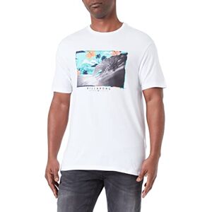 Billabong Barrel Screen Tee für Männer White M Billabong Barrel Screen Tee für Männer White M