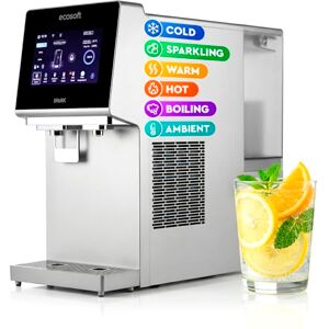 EcoSoft Wasserspender Spark – Auftisch Osmoseanlage mit 4-Stufiger-Filtrierung – UV-Reinigung, Touchscreen & WLAN-App-Steuerung – Sprudel-, Kalt- und Heißwasser EcoSoft Wasserspender Spark – Auftisch Osmoseanlage mit 4-Stufiger-Filtrierung – UV-Reinigung, Touchscreen & WLAN-App-Steuerung – Sprudel-, Kalt- und Heißwasser