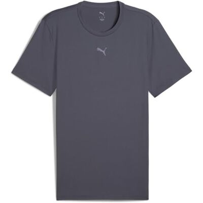 Puma Unisex M CLOUDSPUN Soft Branded Tee T-Shirts, Galactic Gray, Puma Unisex M CLOUDSPUN Soft Branded Tee T-Shirts, Galactic Gray,