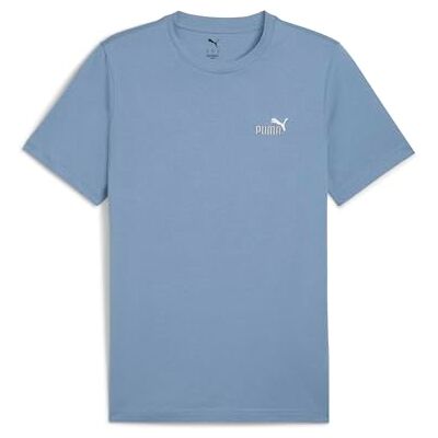 Puma Unisex 2 Color Small No. 1 Logo Tees, Cool Blue, XXL EU Puma Unisex 2 Color Small No. 1 Logo Tees, Cool Blue, XXL EU