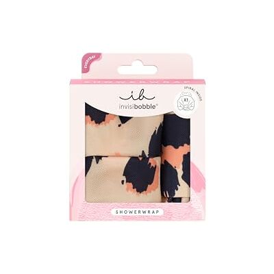 invisibobble SET Showerwrap Leo Wasserfeste Duschhaube Schützt das Haar vor Feuchtigkeit & Frizz Stylisches Leopardenmuster Wiederverwendbar und stylisch invisibobble SET Showerwrap Leo Wasserfeste Duschhaube Schützt das Haar vor Feuchtigkeit & Frizz Stylisches Leopardenmuster Wiederverwendbar und stylisch