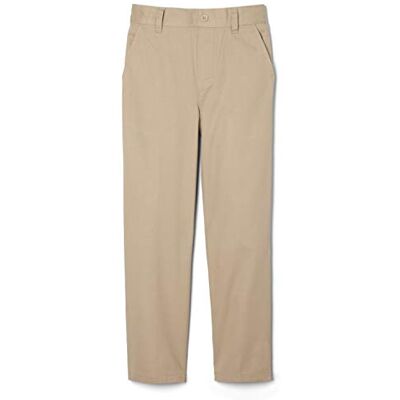 French Toast Pantalón holgado sin cremallera para niño, Khaki, 14 French Toast Pantalón holgado sin cremallera para niño, Khaki, 14