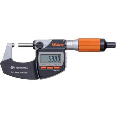 Mitutoyo 293-140-40 ABSOLUTE Digital-Bügelmessschraube QuantuMike, 0-25 mm Mitutoyo 293-140-40 ABSOLUTE Digital-Bügelmessschraube QuantuMike, 0-25 mm