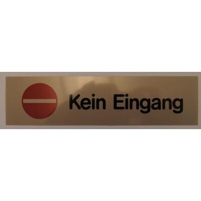 Alpertec Wortschild Kein Eingang Alpertec Wortschild Kein Eingang